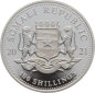 Preview: Somalia 100 Schilling Silber 2021 Elefant - 1 Unze Feinsilber (Mintmark COW)